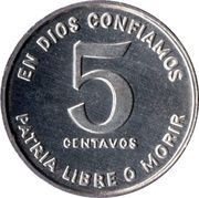 5 Centavos reverse image