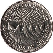 10 Centavos, Nicaragua, 1972 reverse image