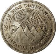 25 Centavos reverse image