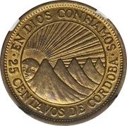 25 Centavos reverse image