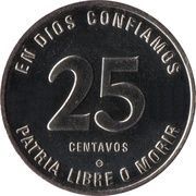 25 Centavos reverse image