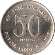 50 Centavos reverse image