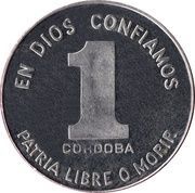 1 Córdoba, Nicaragua, 1984-1985 reverse image