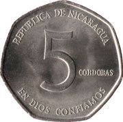 5 Córdobas obverse image