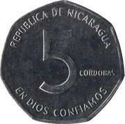 5 Córdobas obverse image