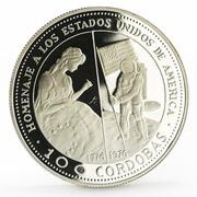 100 Córdobas United States of America, Nicaragua, 1975 reverse image