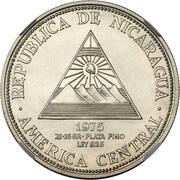 100 Córdobas Thanks to the World; Pattern Strike obverse image