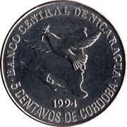 5 Centavos reverse image