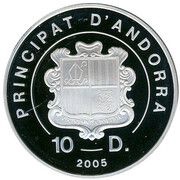 10 Diners Santiago de Compostela Cathedral obverse image