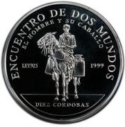 10 Córdobas Delivery Man reverse image
