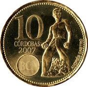 10 Córdobas reverse image