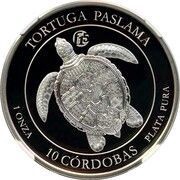 10 Córdobas Paslama Turtle, Nicaragua, 2019 reverse image