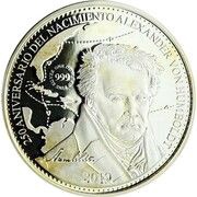 10 Córdobas Alexander von Humboldt, Nicaragua, 2019 reverse image