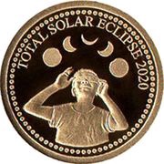 10 Córdobas Solar Eclipse, Nicaragua, 2020 reverse image
