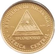 10 Córdobas Ferdinand Magellan obverse image