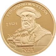 10 Córdobas Ferdinand Magellan, Nicaragua, 2021 reverse image