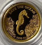 50 Córdobas Save the Ocean reverse image