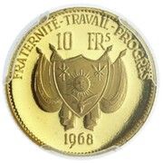 10 Francs Ostrich obverse image