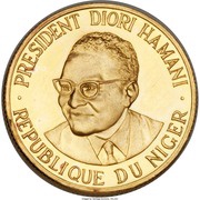 25 Francs Independence; essai, Niger, 1960 reverse image
