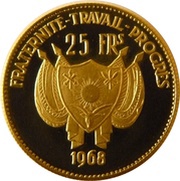 25 Francs Barbary sheep obverse image