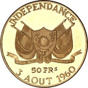 50 Francs Independence obverse image