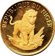 50 Francs Lion, Niger, 1968 reverse image