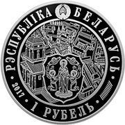 1 Rouble Minsk. 950 Years obverse image