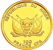 100 Francs Colossus of Rhodes obverse image