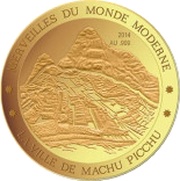 100 Francs Machu Picchu, Niger, 2014 reverse image