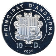 10 Diners XX Winter Olympic Games obverse image