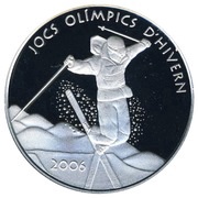 10 Diners XX Winter Olympic Games, Andorra, 2005 reverse image