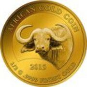 100 Francs Buffalo, Niger, 2015 reverse image