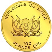 100 Francs African buffalo obverse image