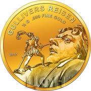 100 Francs Gulliver's Travels, Niger, 2017 reverse image