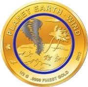 100 Francs Wind, Niger, 2017 reverse image