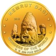 100 Francs Mount Nemrut, Niger, 2018 reverse image