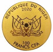 100 Francs CFA 5 Pounds Victoria obverse image