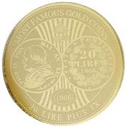 100 Francs 20 Lire Pius IX, Niger, 2020 reverse image