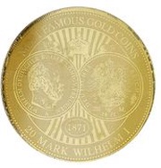 100 Francs 20 Mark Wilhelm I, Niger, 2020 reverse image