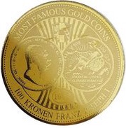 100 Francs 100 Corona Franz Joseph I, Niger, 2021 reverse image