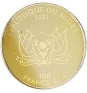 100 Francs 20 Dollars obverse image