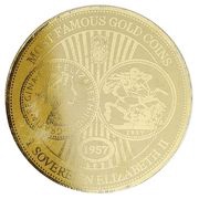 100 Francs Sovereign Elizabeth II, Niger, 2021 reverse image