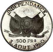 500 Francs Independence obverse image