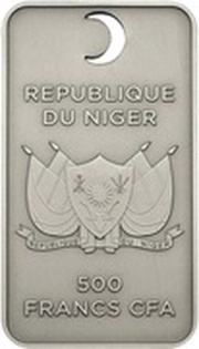 500 Francs The Name of Allah obverse image