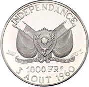 1000 Francs Independence obverse image