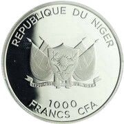 1000 Francs HMS Joliba obverse image