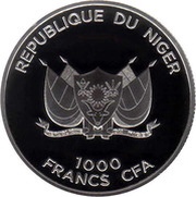 1000 Francs The Flirt obverse image
