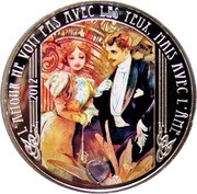 1000 Francs The Flirt reverse image