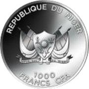1000 Francs Ostrich obverse image