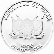 1000 Francs Coyote obverse image